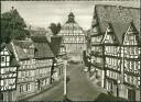 Homberg - Marktplatz mit Blick zum Rathaus - Foto-AK