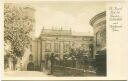 Kassel - Hof der Landes-Bibliothek und Zwehrener Turm - Foto-AK