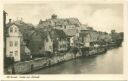 Kassel - Fulda mit Altstadt - Foto-AK