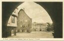 Kassel - Durchblick vom Zwehrener Turm auf Hospital St. Elisabeth - Foto-AK