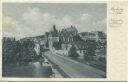 Postkarte - Marburg - Lahnpartie mit Blick auf die Universität