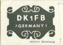 QSL - Funkkarte - DK1FB