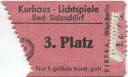 Bad Salzschlirf - Kurhaus Lichtspiele - Eintrittskarte