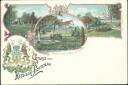 Ansichtskarte - Gruss aus Hessisch-Lichtenau - Parthien aus dem Rode'schen Garten