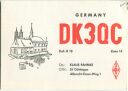 QSL - QTH - Funkkarte - DK3QC - Göttingen