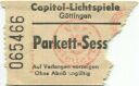 Göttingen - Capitol-Lichtspiele - Kinokarte