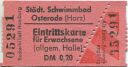 Osterode (Harz) - Städt. Schwimmbad - Eintrittskarte