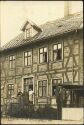 Ansichtskarte - 38871 Drübeck - Familie Oehlmann vor Fachwerkhaus - Foto-AK