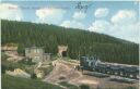 Postkarte - Bahnhof Braune Sumpf und Bielstein-Tunnel