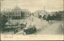 Postkarte - Halberstadt - Realgymnasium - Strassenbahn