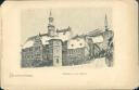 Blankenburg im Winter - Rathaus und Markt - Postkarte