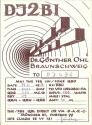 QSL - Funkkarte - DJ2BI - 381.. Braunschweig - 1958