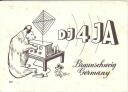 QSL - Funkkarte - DJ4JA - 381.. Braunschweig