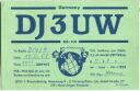 QSL - QTH - Funkkarte - DJ3UW - Braunschweig