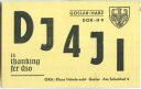 Funkkarte - DJ4JI ex SWL - Goslar