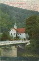 Postkarte - Treseburg - Bodetal-Kirche