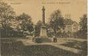 Postkarte - Königslutter - Partie am Zollplatz mit Kriegerdenkmal