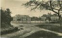 Friedensau über Burg bei Magdeburg - Alte und Neue Schule 1958 - Foto-AK