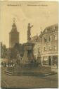 Postkarte - Schönebeck - Marktbrunnen - Salzturm