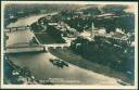 Magdeburg - Luftbild - Blick auf das Ausstellungsgelände - Foto-AK 30er Jahre