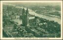 Postkarte - Magdeburg - Luftbild - Totale mit Elbe und Dom