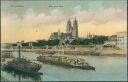 Postkarte - Magdeburg - Elbe und Dom