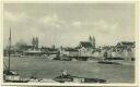 Postkarte - Magdeburg - Blick auf Elbe - Dom und Johanniskirche