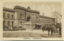 Postkarte - Magdeburg - Hauptbahnhof 20er Jahre