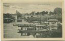 Postkarte - Magdeburg - Bootsstation im Zollhafen