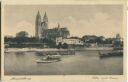 Postkarte - Magdeburg - Elbe mit Dom