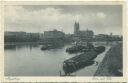 Postkarte - Magdeburg - Dom mit Elbe 30er Jahre