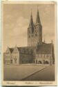 Postkarte - Stendal - Rathaus - Marienkirche
