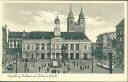 Ansichtskarte - Magdeburg - Rathaus mit Johanniskirche