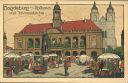Ansichtskarte - Magdeburg - Rathaus und Johanniskirche