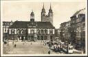 Postkarte - Magdeburg - Alter Markt mit Rathaus