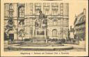 Postkarte - Magdeburg - Rathaus mit Denkmal