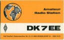 QSL - QTH - Funkkarte - DK7EE - Düsseldorf