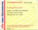 KD Köln-Düsseldorfer Deutsche Rheinschiffahrt GmbH - Teilnehmerausweis