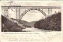 Ansichtskarte - Bergisch-Land -  Remscheid - Solingen - Eisenbahn - Kaiser Wilhelm-Brücke