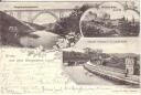 Ansichtskarte - Bergisch-Land -  Müngestener Riesenbrücke