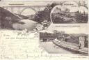 Ansichtskarte - Bergisch-Land - Müngestener Riesenbrücke
