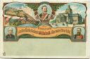 Postkarte - Zur Erinnerung an den Kaiserbesuch Wilhelm II. in Barmen-Elberfeld