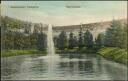 Postkarte - Eschbachtalsperre - Springbrunnen - Sperrmauer