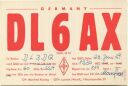 QSL - Funkkarte - DL6AX - Lünen - 1959