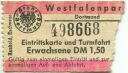 Dortmund - Westfalenpark - Eintrittskarte und Turmfahrt - Erwachsene