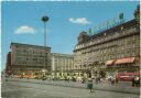 Postkarte - Essen - Bahnhofsvorplatz mit Hotel Handelshof und Hauptpost 60er Jahre