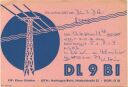 QSL - Funkkarte - DL9BI - Hattingen - 1960