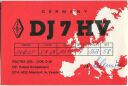 QSL - QTH - Funkkarte - DJ7HV - Essen-Altendorf