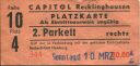 Capitol Recklinghausen - Platzkarte