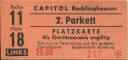 Capitol Recklinghausen - Platzkarte